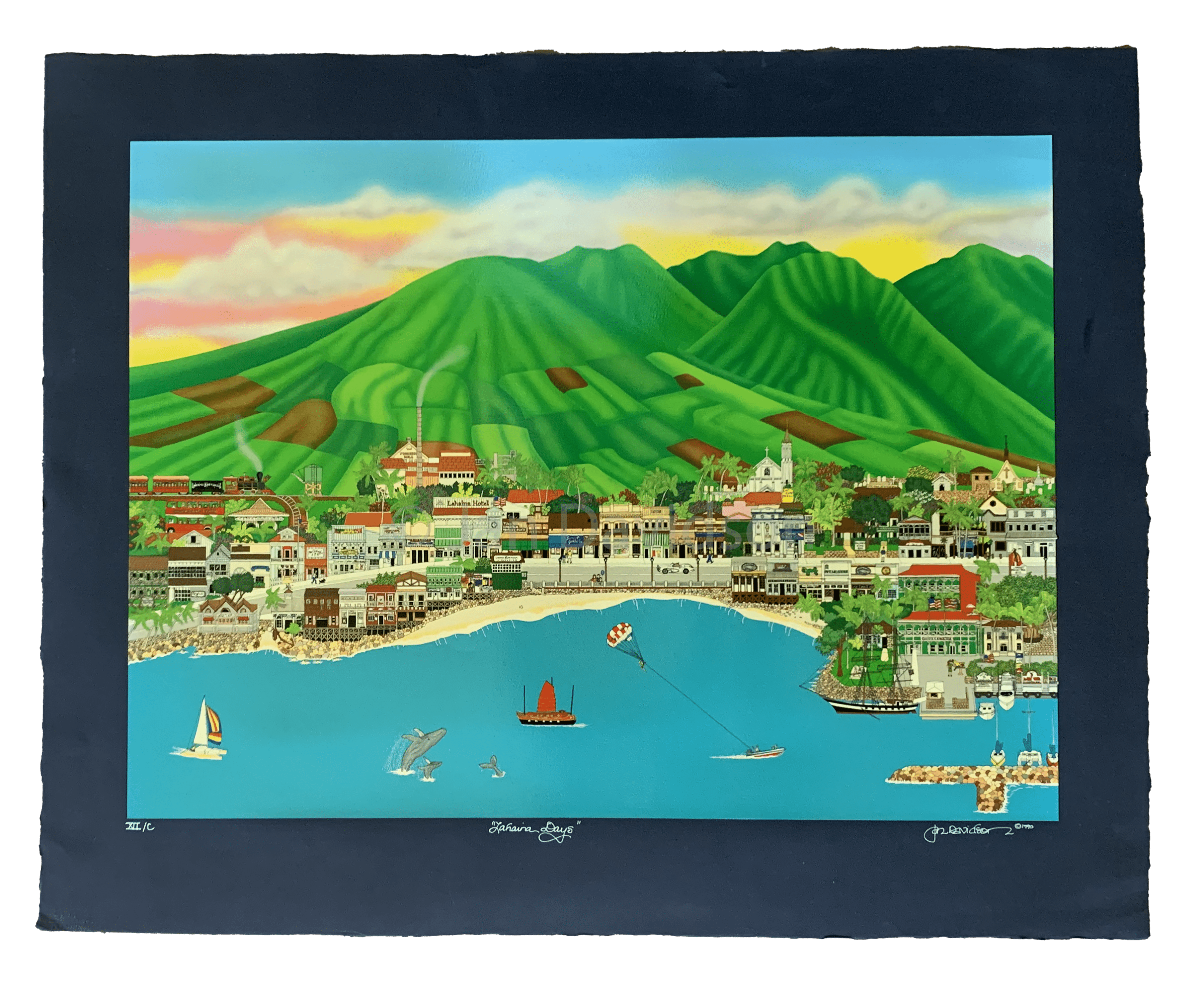 Lahaina Days • Serigraph - Jan Davidson Collection