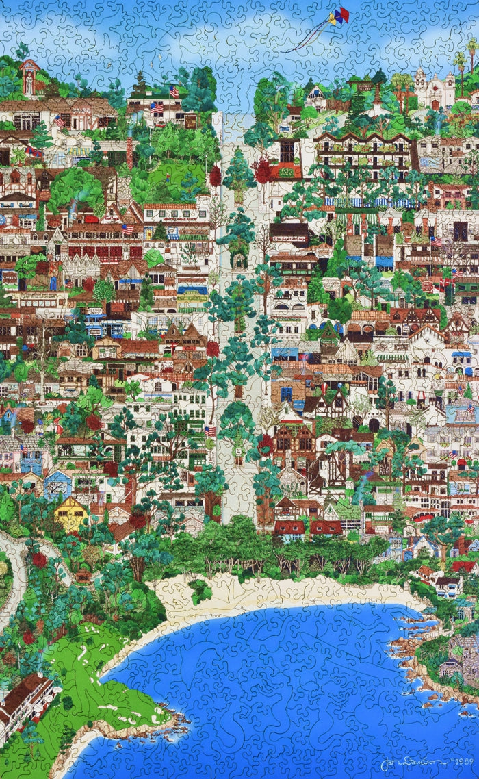 Carmel by-the-Sea Puzzle • Wooden Puzzle