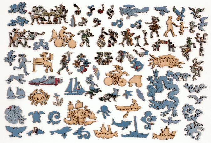 San Francisco • Wooden Puzzle - Jan Davidson Collection