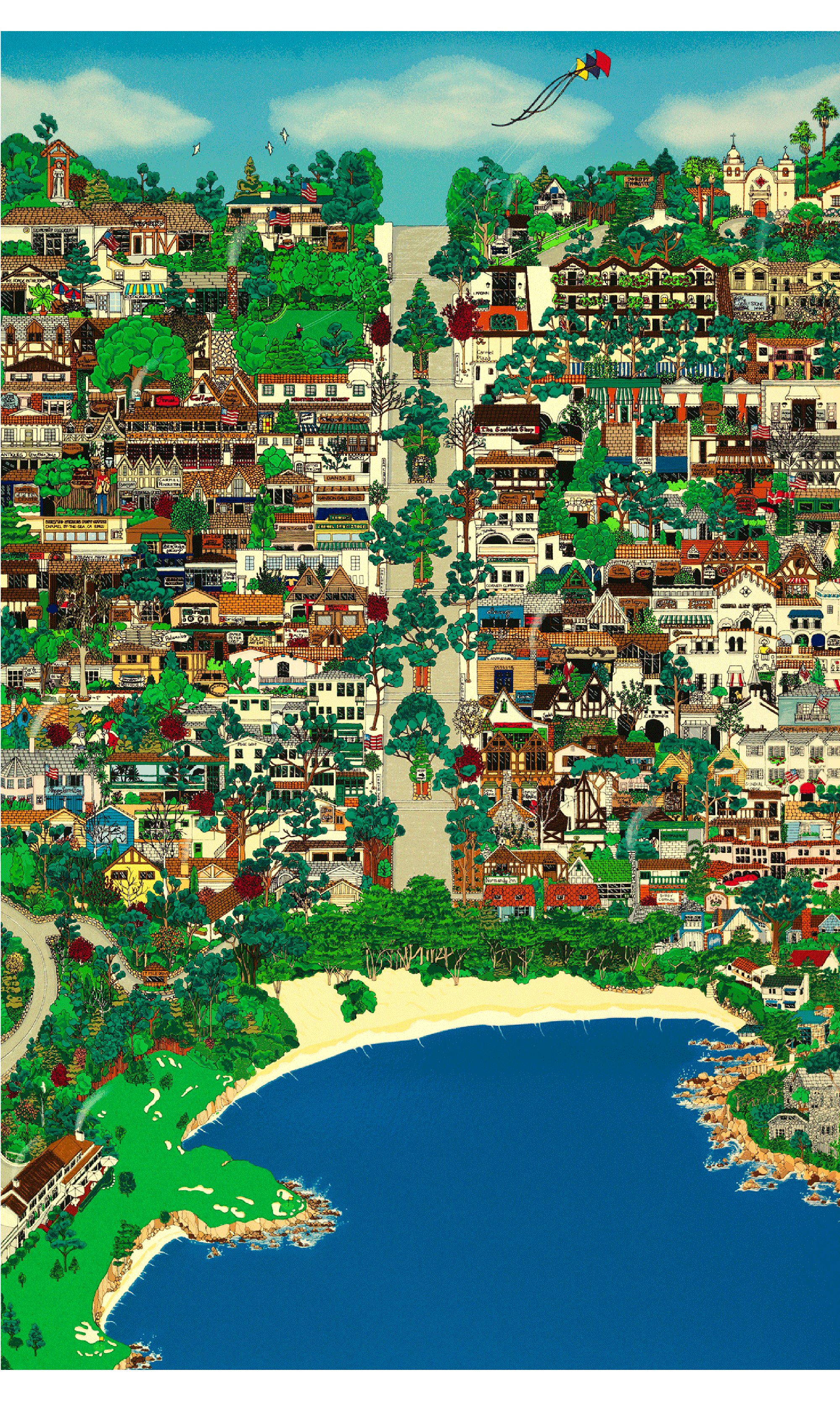 Carmel-by-the-Sea • Serigraph