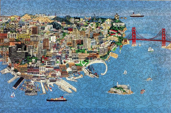 San Francisco • Wooden Puzzle