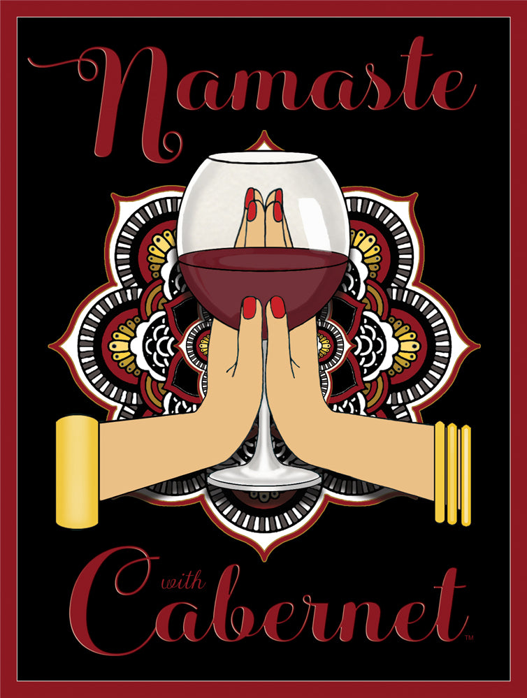 Namaste Cabernet Sign