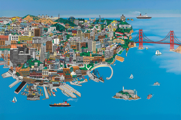 San Francisco Serigraph